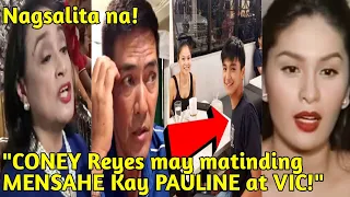 Reaksyon ni CONEY Reyes sa ISYU ni JULIA Carete at VIC Sotto!