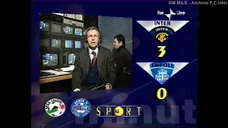 2002-03 (18^ - 26-01-2003) INTER-Empoli 3-0 [Vieri,Vieri,Vieri] Servizio 90°Minuto Rai1