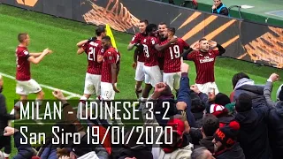 Milan-Udinese 3-2 LIVE | REBIC,THEO E IL RITORNO DI ZLATAN DA TITOLARE A SAN SIRO 19/01/2020