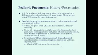 Pediatric Pneumonia - CRASH! Medical Review Series