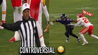 Every CONTROVERSIAL Call (and No-Call) in Ravens vs Chiefs AFC Championship... ⚠️