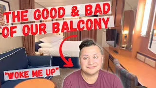 The GOOD and BAD of our BALCONY Cabin | Brilliance of the Seas Stateroom (BUYER BEWARE!)