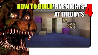 How To Build Five Nights at Freddy's 4 Map in Minecraft (Fnaf 4 Map)