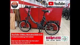 Hercules Klapprad Rob Fold - Produkttest / Fahrradvorstellung