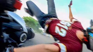 BIKER WIPEOUT | IF YOUR LIFE IS BORING GET A MOTORCYCLE | EP.86