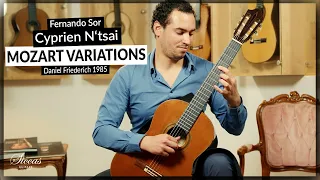 Cyprien N'tsai plays Mozart Variations Op. 9 by Fernando Sor on a 1985 Daniel Friederich