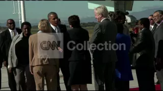 SOUTH AFRICA: OBAMA ARRIVES IN CAPETOWN