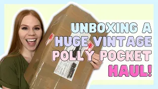 UNBOXING ANOTHER POLLY POCKET HAUL! | Vintage Polly Pocket Collection