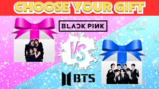 BTS vs Blackpink 💜💗 CHOOSE YOUR GIFT 🎁/ ELIGE TU REGALO / 방탄소년단 vs 블랙핑크 ESCOLHA O SEU PRESENTE 🎁