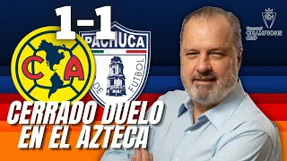 CERRADO DUELO en el Azteca | Club América vs Pachuca | Concacaf Champions Cup 2024 Ida Semifinales