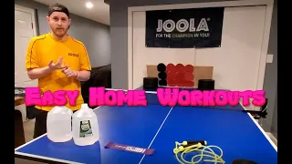 Simple Home Workouts for Table Tennis