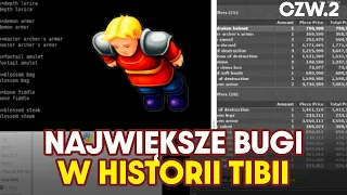 NAJWIĘKSZE BUGI W HISTORII TIBII O KTÓRYCH NIE MIAŁEŚ POJĘCIA! TIBIA HISTORY #40