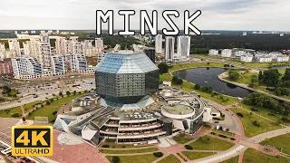 Minsk, Belarus 🇧🇾 | 4K Drone Footage