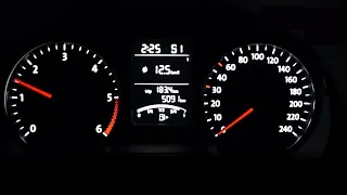 Volkswagen Polo Sedan 1.6 TDI 90HP 7DSG Acceleration 0-100 Km/h - D vs S mode