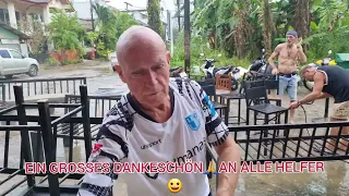 Phuket: Flood, Aufräumarbeiten in vollem Gange,  Kamala Beach Thailand 17/18. Okt. 2022