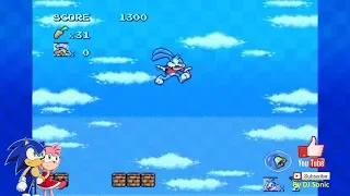 [Hard] Tiny Toon Adventures: Buster-s Hidden Treasure By Melissa (Sega Genesis) - Longplay