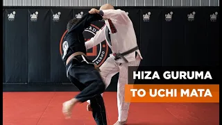 Hiza Guruma, Uchi Mata Combo