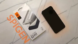 iPhone 13 Pro Max Spigen Tempered Glas.tR EZ Fit Screen Protector Installation and First impression!