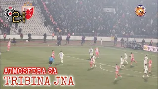 Partizan Crvena zvezda 2-1 Atmosfera sa tribina