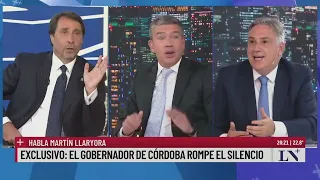 Martín Llaryora le respondió a Javier Milei: “No tengo nada que ver con la caída de la ley”