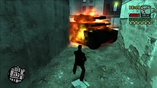 GTA Liberty City Stories Flamethrower Rampage + 6 Star Wanted Level Escaped