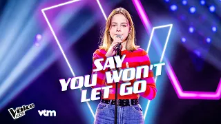 Lise - 'Say You Won't Let Go' | Blind Auditions | The Voice Kids | VTM