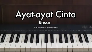 Ayat-ayat Cinta - Rossa | Piano Karaoke by Andre Panggabean