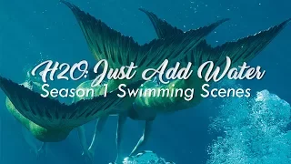 H2O: Just Add Water || ALL Season 1 Swimming Scenes (HD)