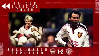 FULL MATCH REPLAYED! 1999 FA Cup Semi-Final Replay | Arsenal 1-2 Manchester United