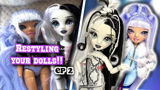 Restyling My Subscriber’s/Follower’s Dolls!🌈 |EPISODE 2!