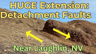 Huge Extensional Structures: Detachment Fault Near Laughlin, Nevada