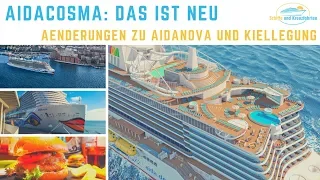 AIDAcosma: Das ist neu! Die Unterschiede zu AIDAnova + Kiellegung in Warnemünde