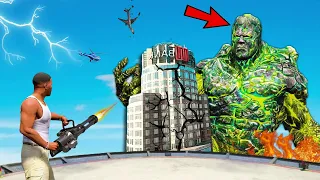 Giant Titans Attacked Los Santos in GTA 5 PART 6 - EPIC BATTLE