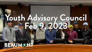 Youth Advisory Council Feb 9, 2023
