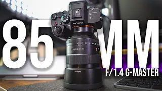 Sony 85mm Lens 1.4 G Master // Is This The Best Video and Photo Lens for sony?