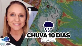 29/09/2020 - Previsão do tempo Brasil - Chuva 10 dias | METSUL