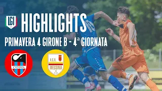 Highlights Catania-Messina Primavera 4, 4^ giornata stagione 2023-24