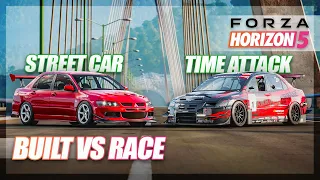 Forza Horizon 5 - Built vs Race (Mitsubishi Evo)