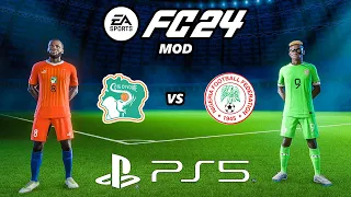 FC 24 CÔTE D'IVOIRE - NIGERIA | PS5 MOD Ultimate Difficulty Career Mode HDR Next Gen