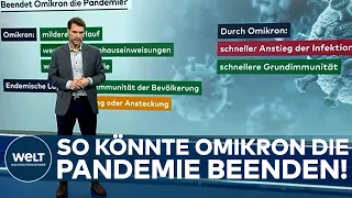 CORONA: Zahl der Neuinfektionen verdoppeln sich fast! Warum Omikron die Pandemie beenden könnte