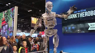 Chicago Auto Show 2018 - Ford Display - Hank The Robot