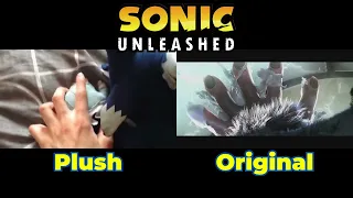 Sonic Unleashed Opening VS Plush Version
