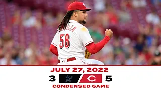 Condensed Game 7-27-22 Reds beat Marlins 5-3