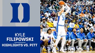 Duke's Kyle Filipowski Shows Out In First ACC Tournament Game