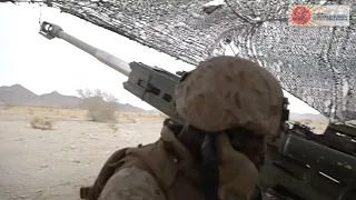 M777 A2 Howitzer Live Fire by US Army 【4K video】