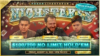 SUPER HIGH STAKES $400/800 w/ Jungleman, Mariano, Andy & Henry - Commentary by Charlie Wilmoth