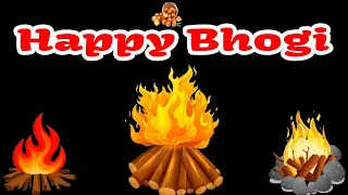 Happy Bhogi WhatsApp Status Video 2024 | Makara Sankranti Subhakankshalu #Shorts #BhogiStatus2024