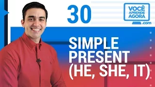 AULA DE INGLÊS - Simple Present He, She, It (Ingles facil e rapido)