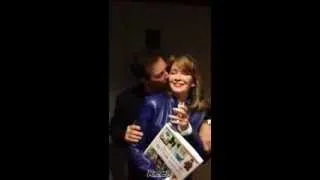 Deidre Hall & Drake Hogestyn canoodle backstage