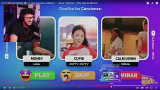 Zein reacciona a ¿Qué canción prefieres? de PlayQuiz